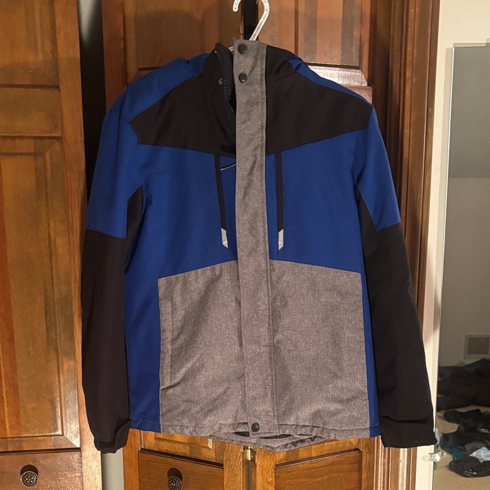 ZeroXposur Blue and Gray Winter Coat